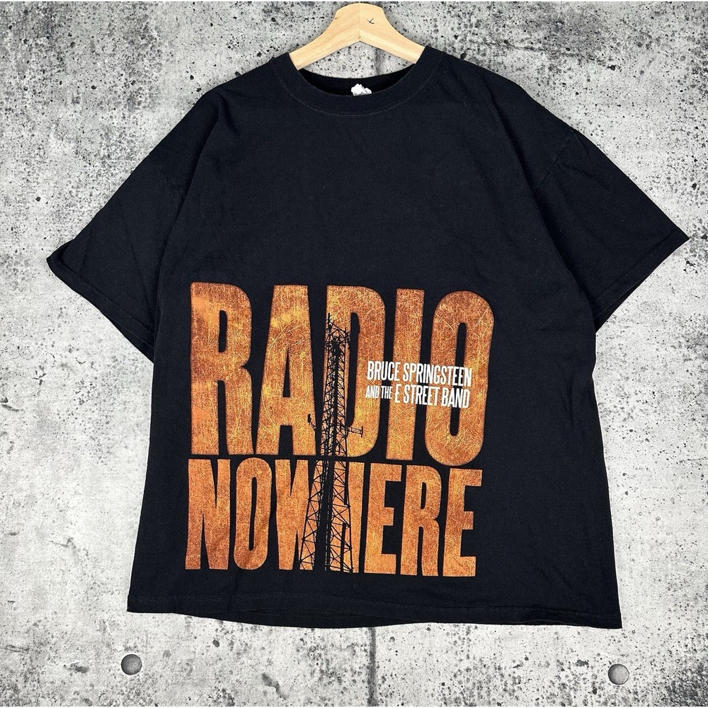 Vintage 07 Bruce Springsteen‎ Sz XL Mens Radio Nowhere Double Side Tour T-Shirt